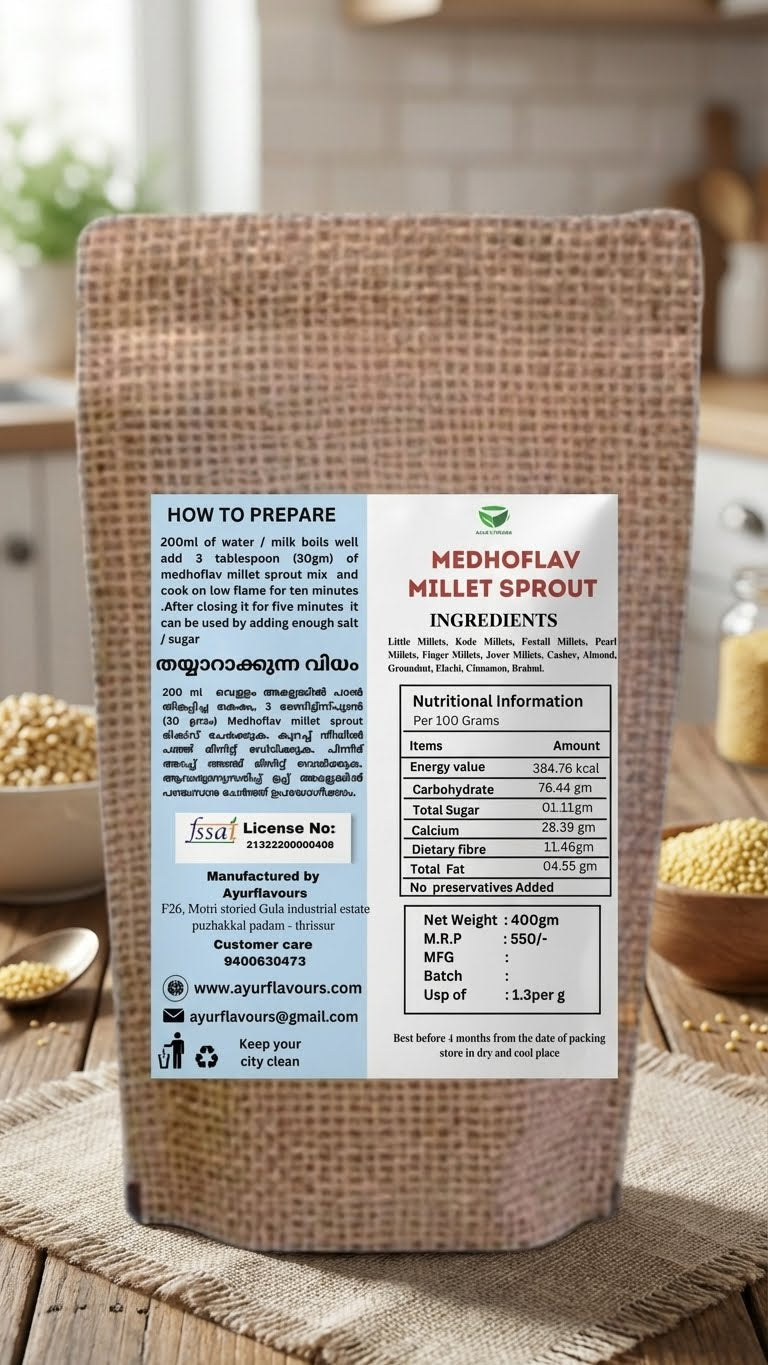 Medhoflav Millet Sprout Mix