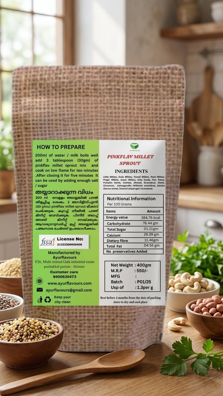 Pinkflav Millet Sprout Mix