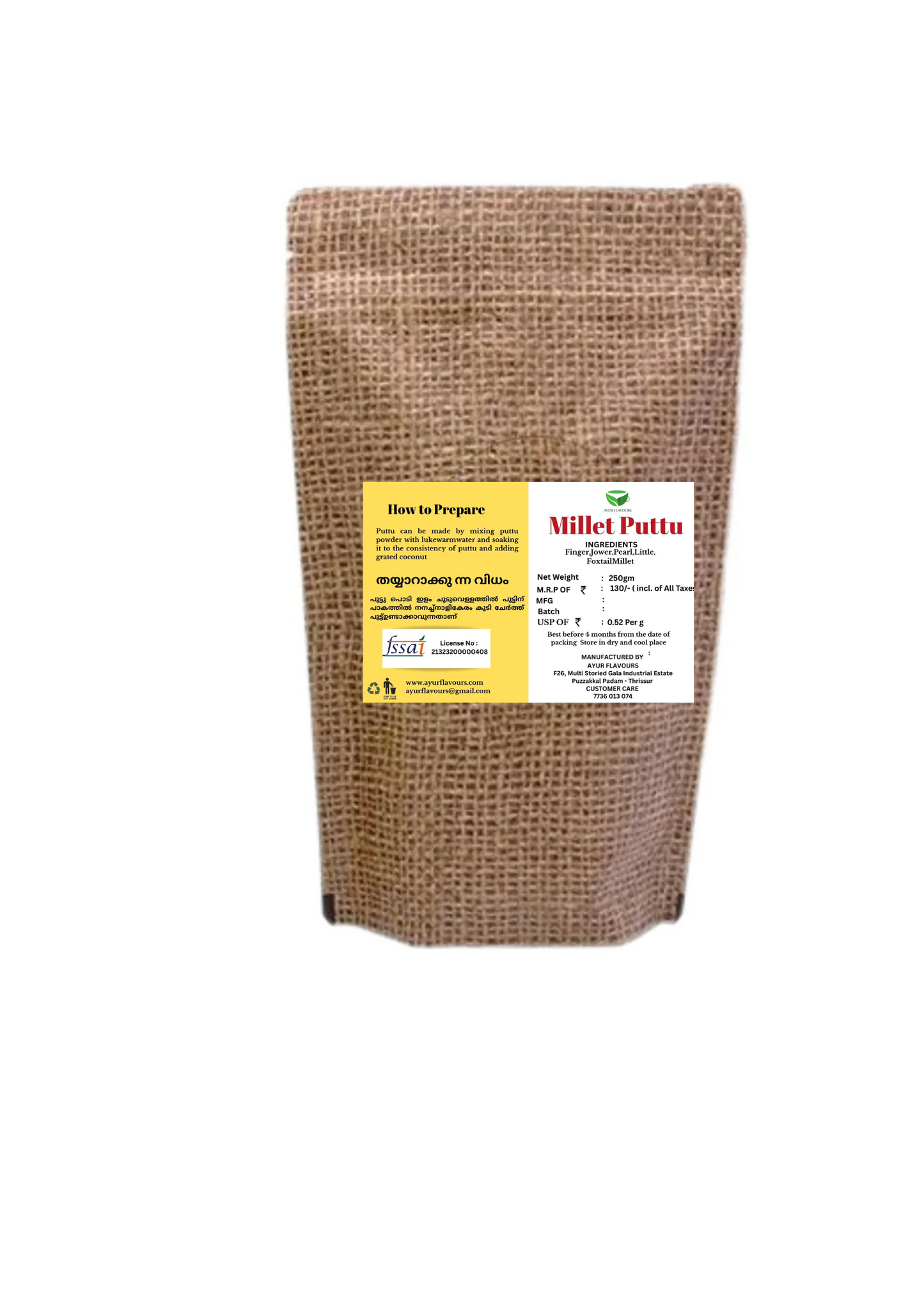 Millet Puttupodi-Mixed Millet