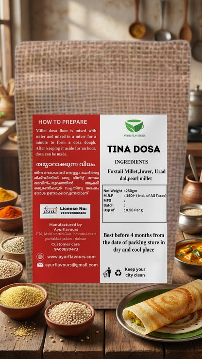Millet Dosa-Tina Dosa