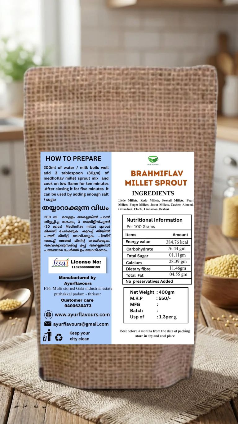 Brahmiflav Millet Sprout  Mix